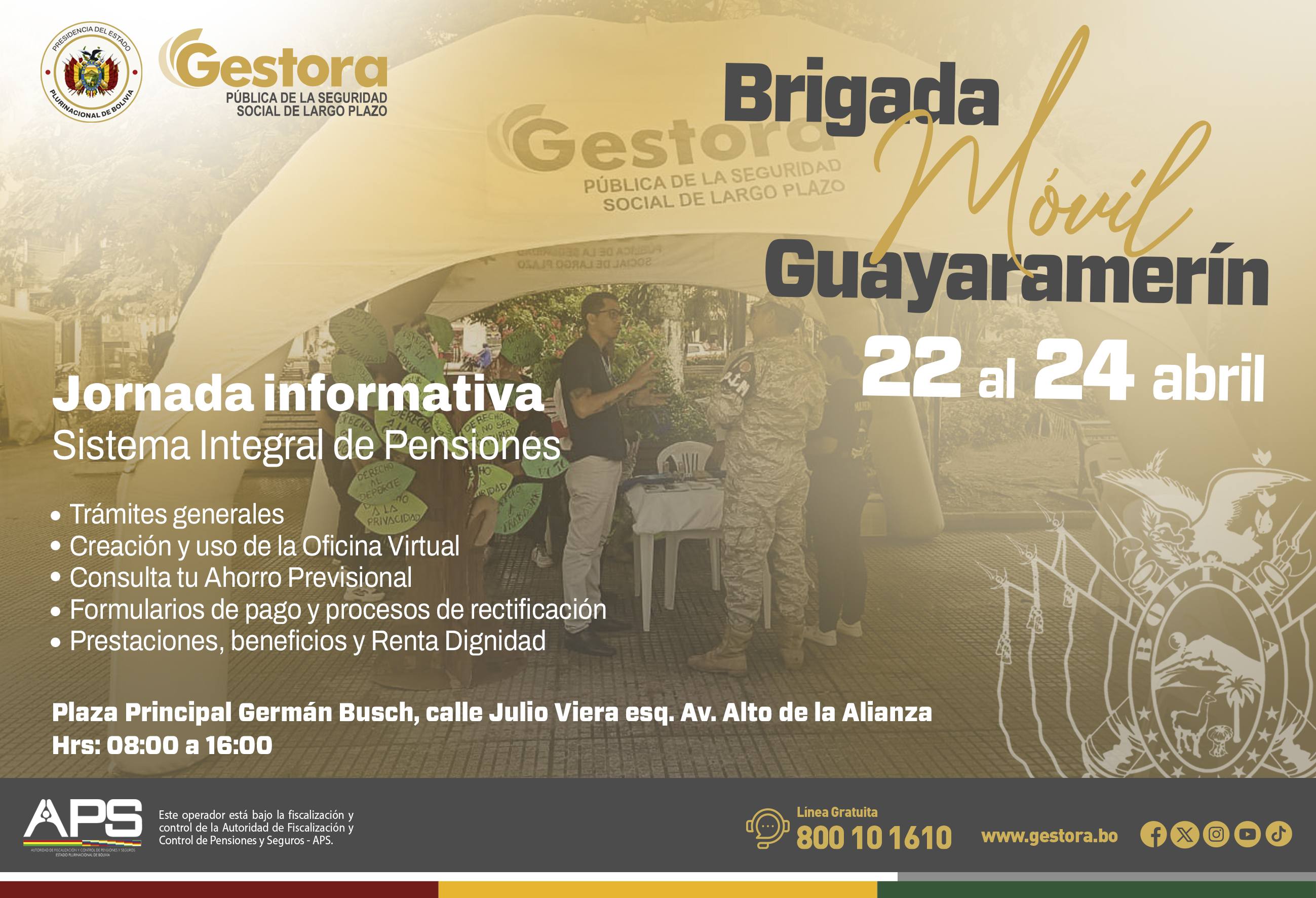 BRIGADA MOVIL GUAYARAMERÍN ABRIL 22-24 DE 2026