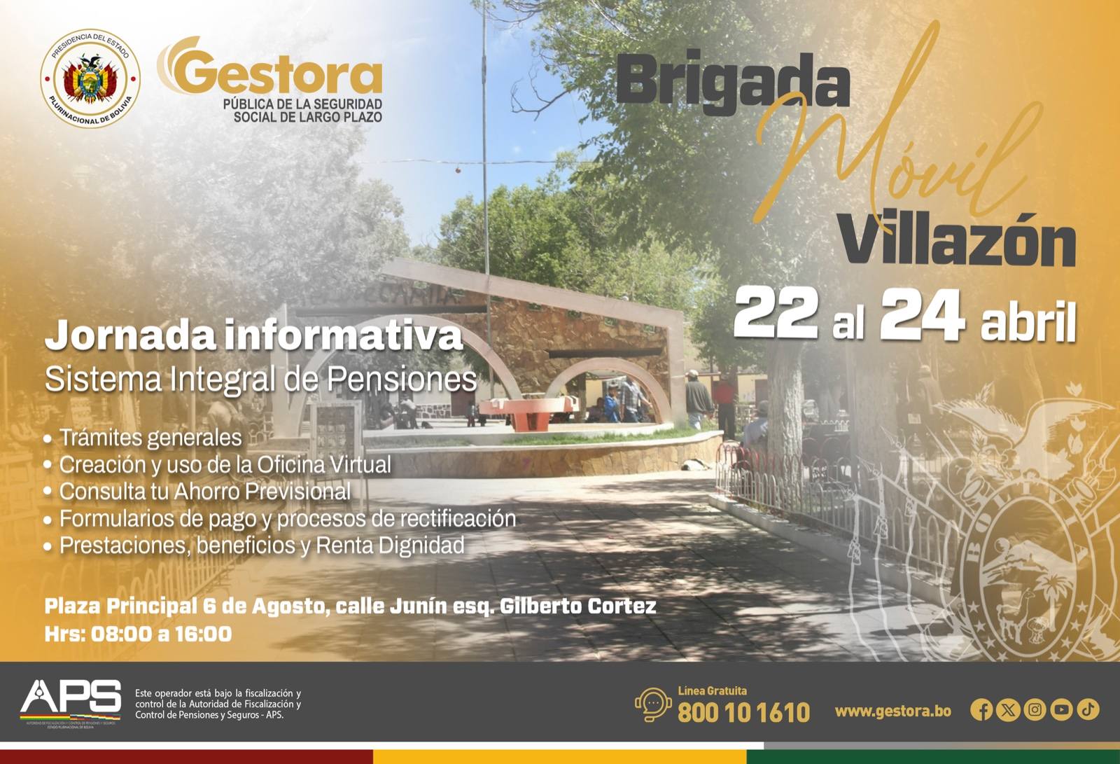 BRIGADA MOVIL VILLAZÓN ABRIL 22-24 DE 2026