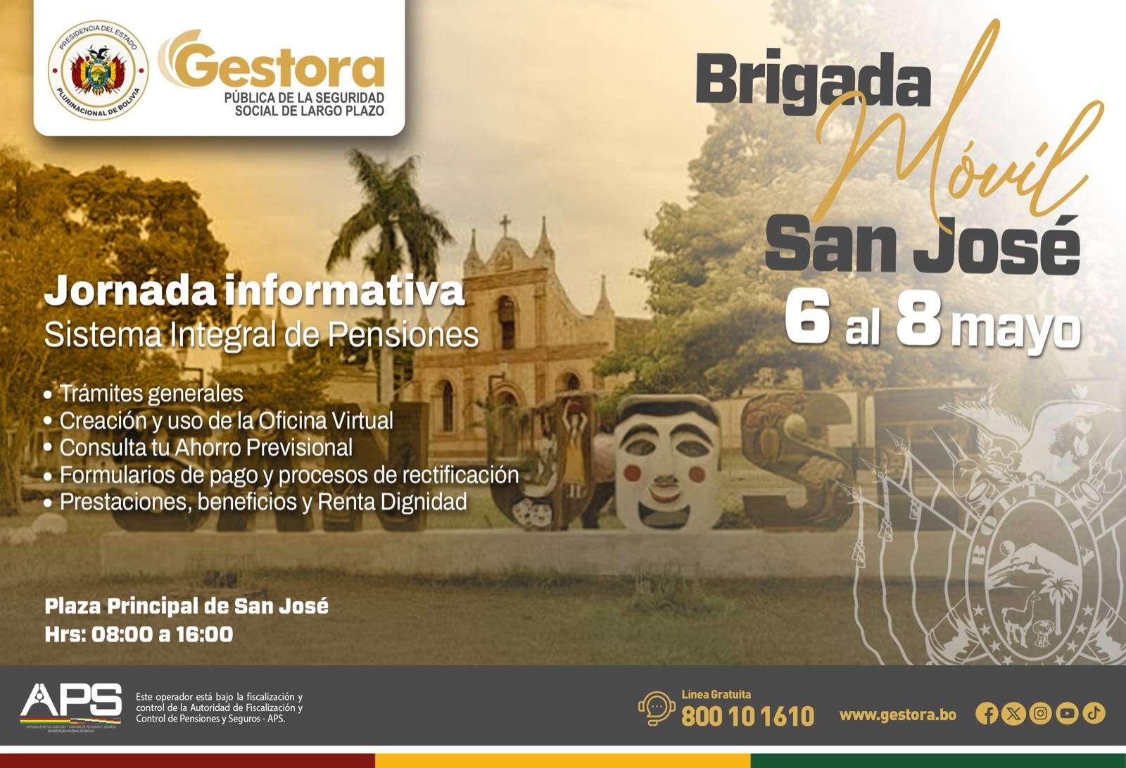 BRIGADA MOVIL SAN JOSÉ MAYO 06-08 DE 2026