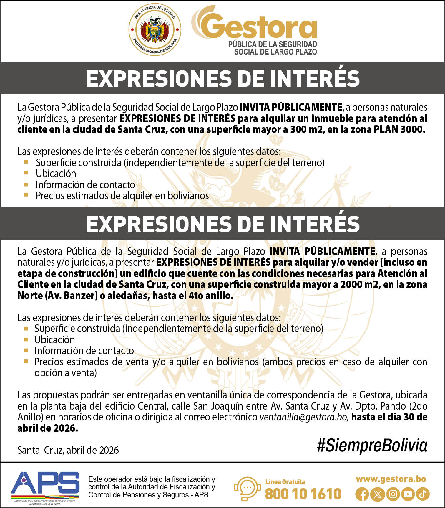 Comunicado 22-04-2026