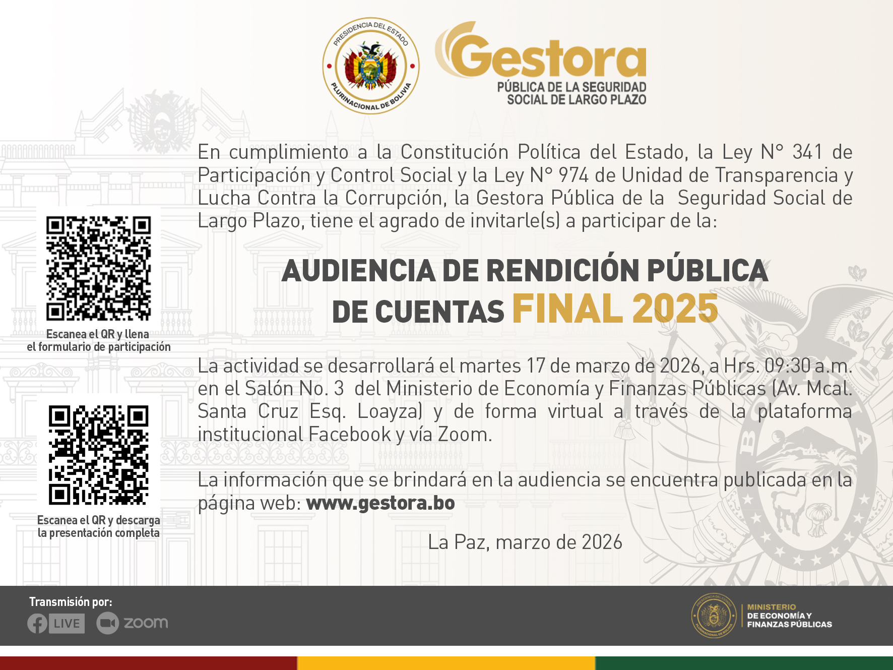 Comunicado 03-03-2026